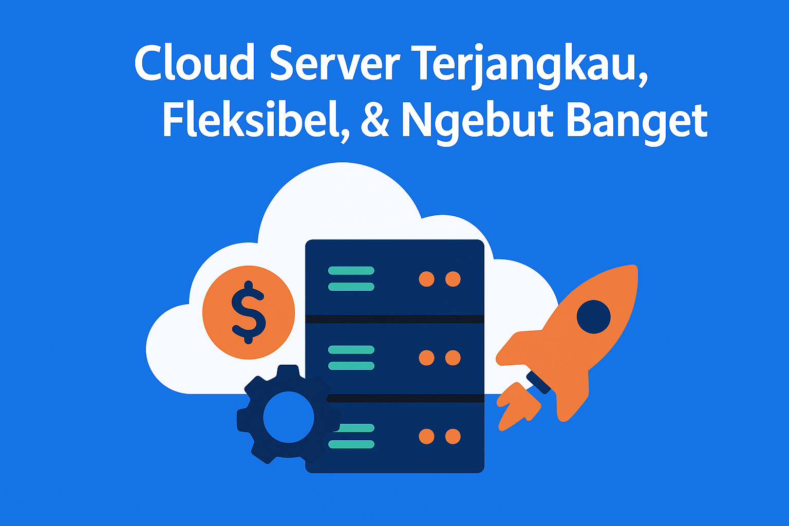 Cloud Server Terjangkau, Fleksible, & Ngebut Banget